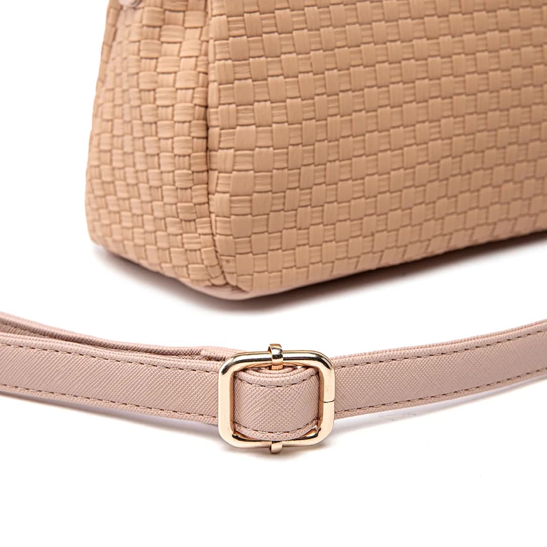 MIMI SLING BAG - WOVEN CC, CARAMEL — image 15