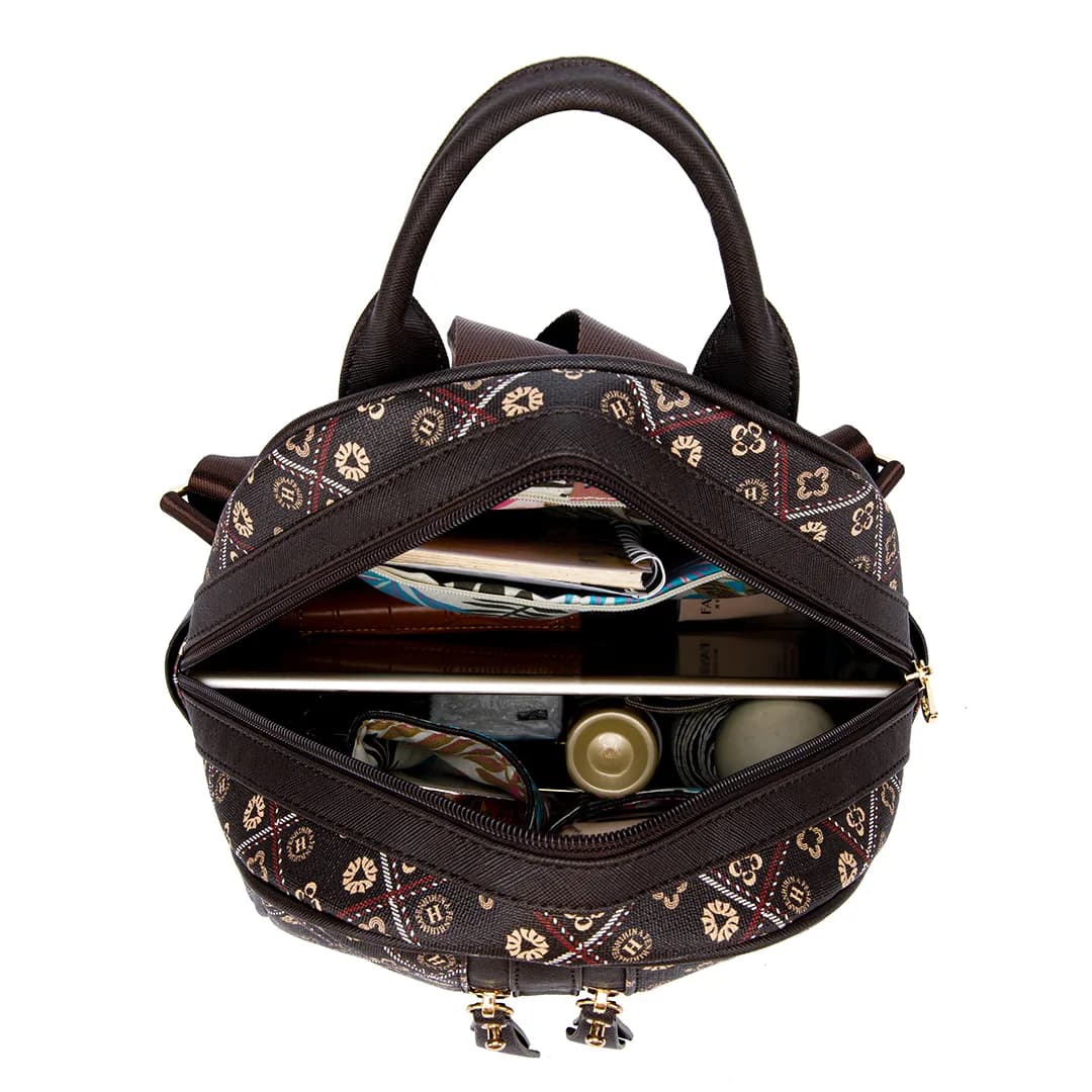 CANDY BACKPACK - BATIK BQ, DARK BROWN — image 9