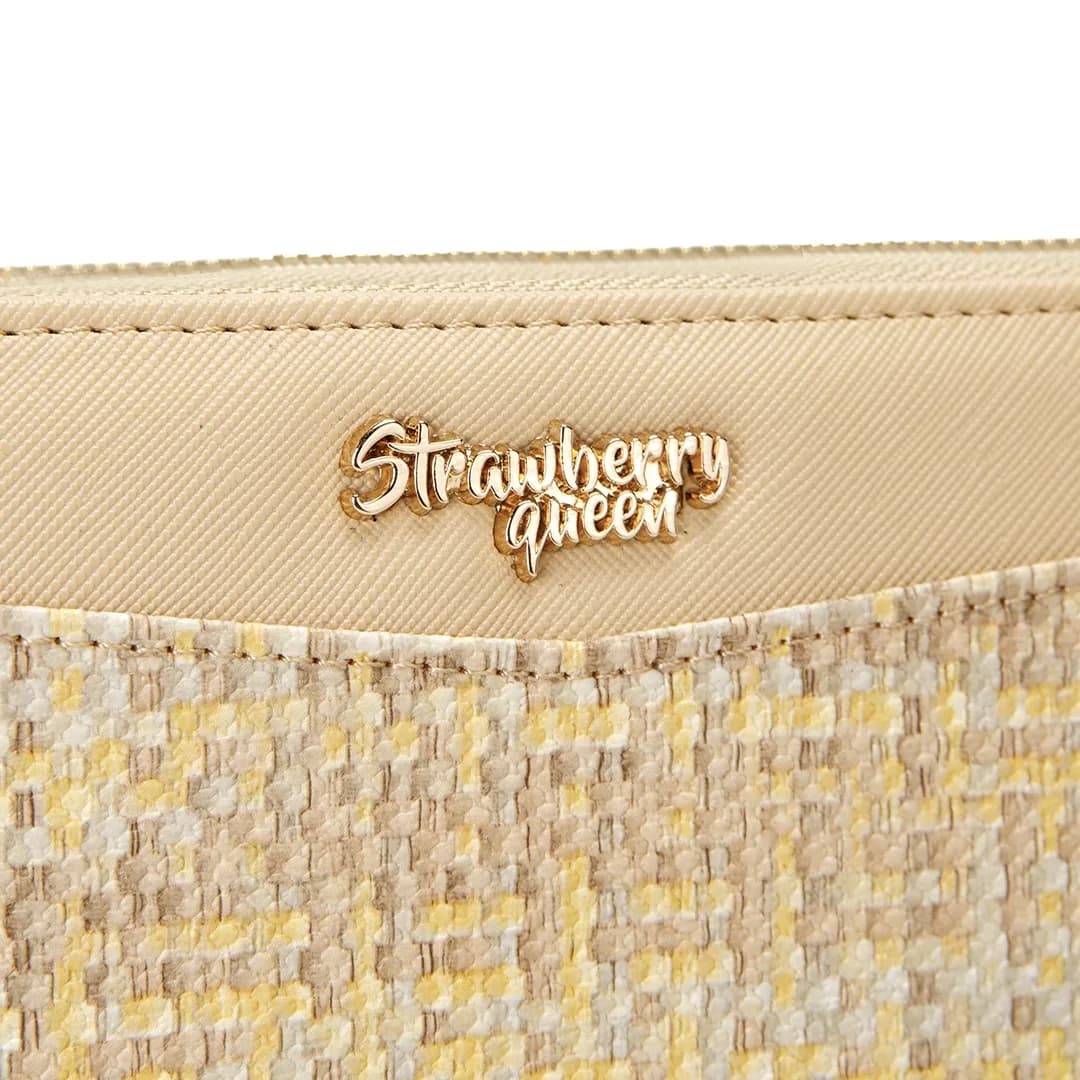VIVI LONG WALLET - RATTAN BW, BEIGE — image 11