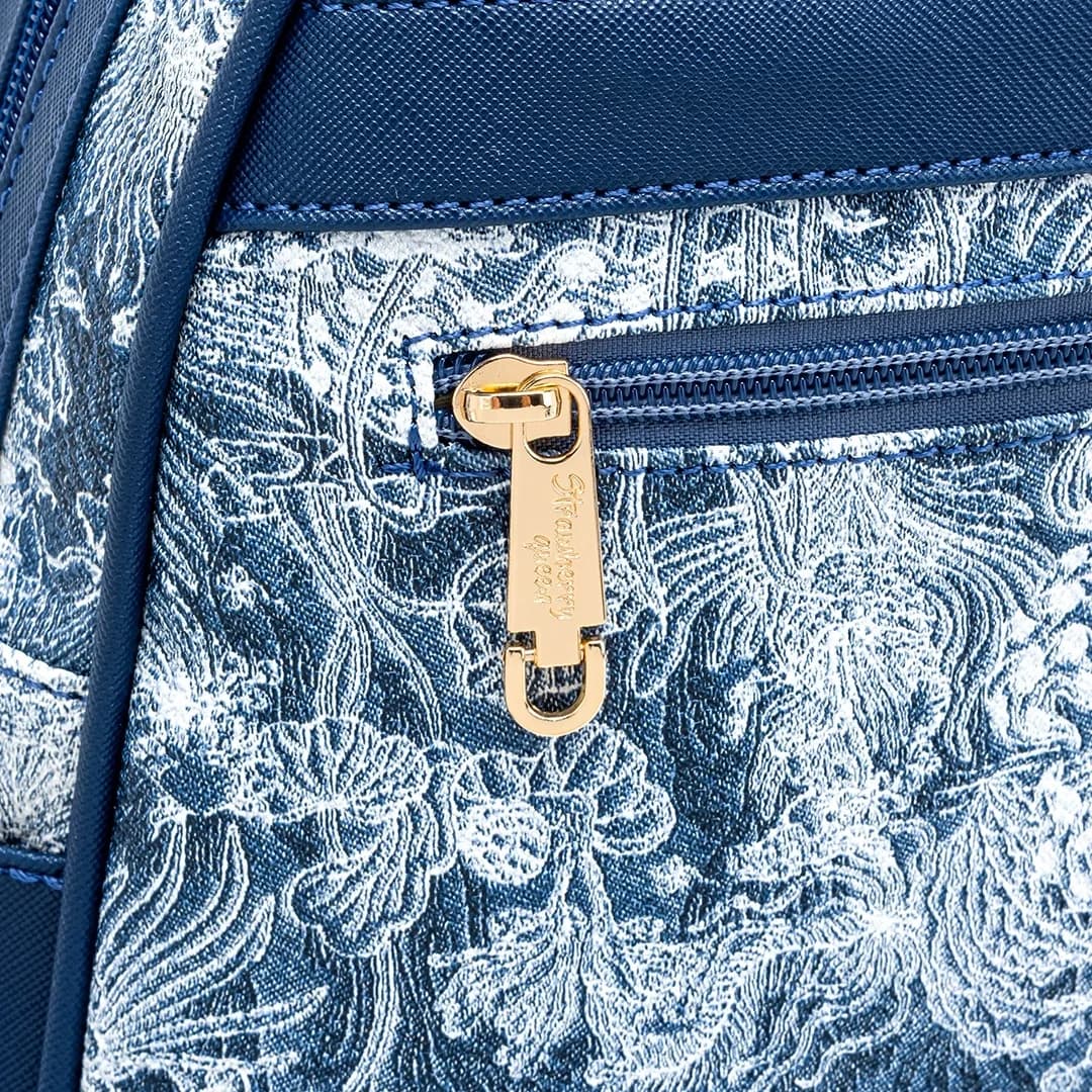 CANDY BACKPACK - FLORAL JEANS CA, NAVY BLUE — image 18