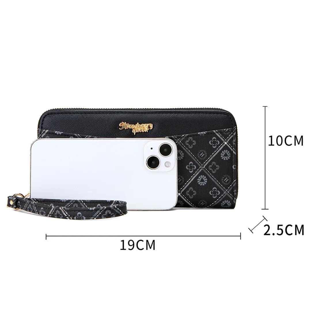 VIVI LONG WALLET - BATIK BQ, BLACK — image 4