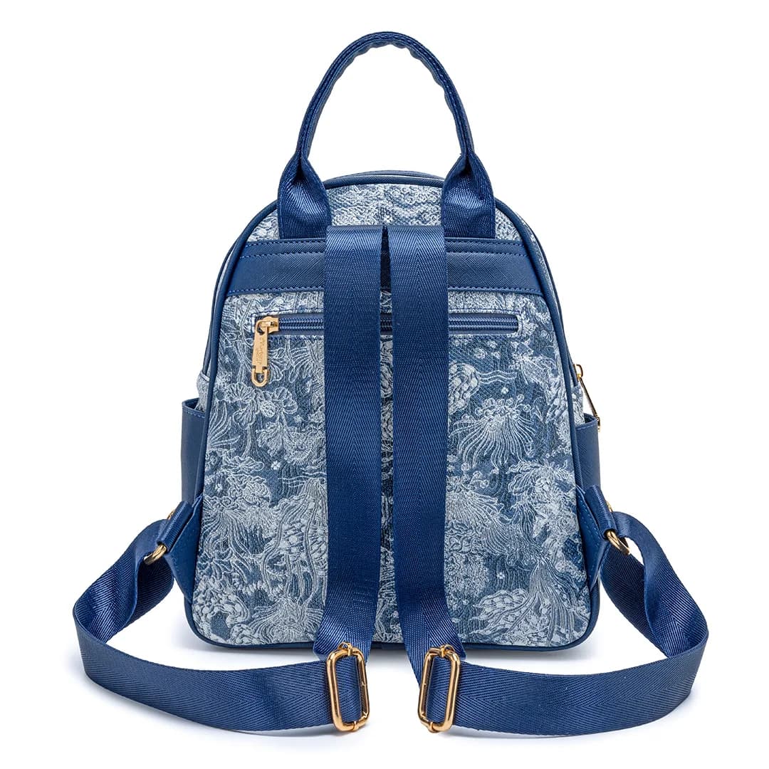 CANDY BACKPACK - FLORAL JEANS CA, NAVY BLUE — image 5