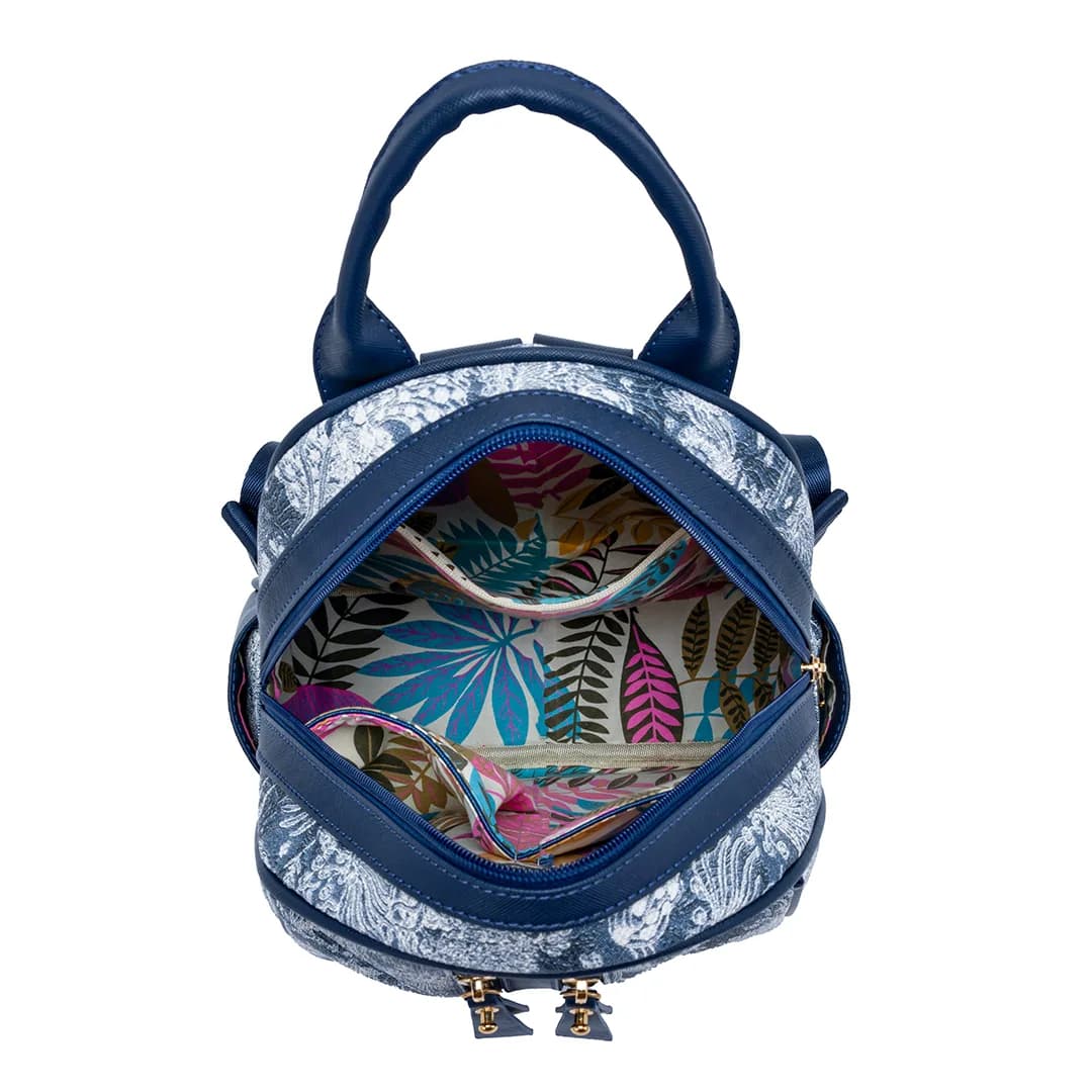 CANDY BACKPACK - FLORAL JEANS CA, NAVY BLUE — image 8