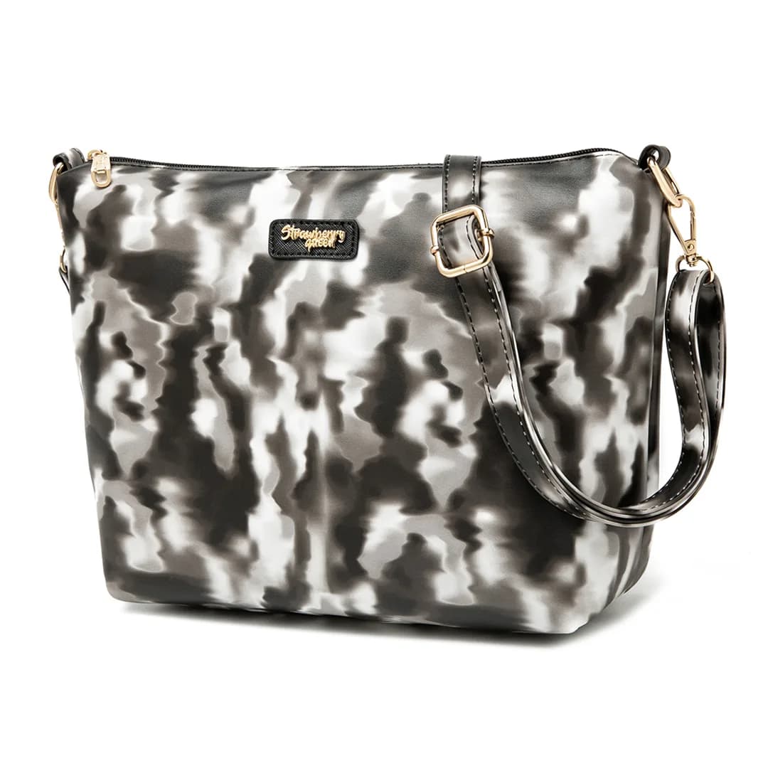 FLAMINGO SLING BAG - WATERCOLOUR BJ, BLACK — image 4