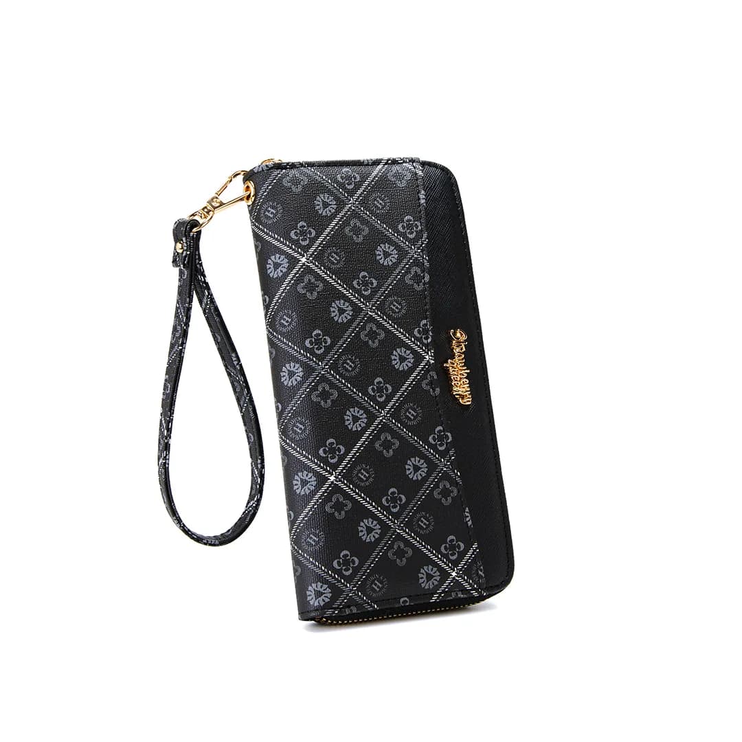 VIVI LONG WALLET - BATIK BQ, BLACK — image 17