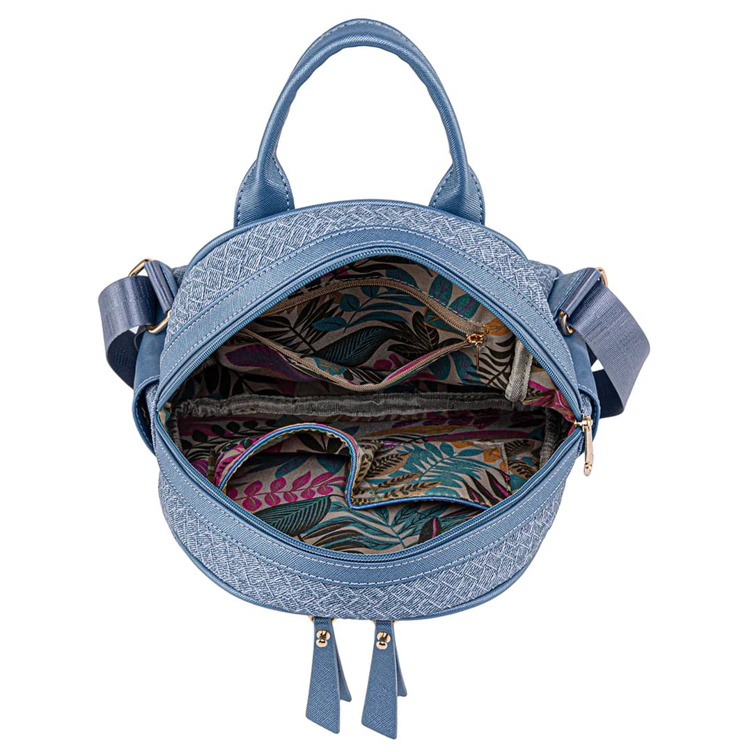 CANDY BACKPACK - RATTAN CB, DENIM BLUE — image 8