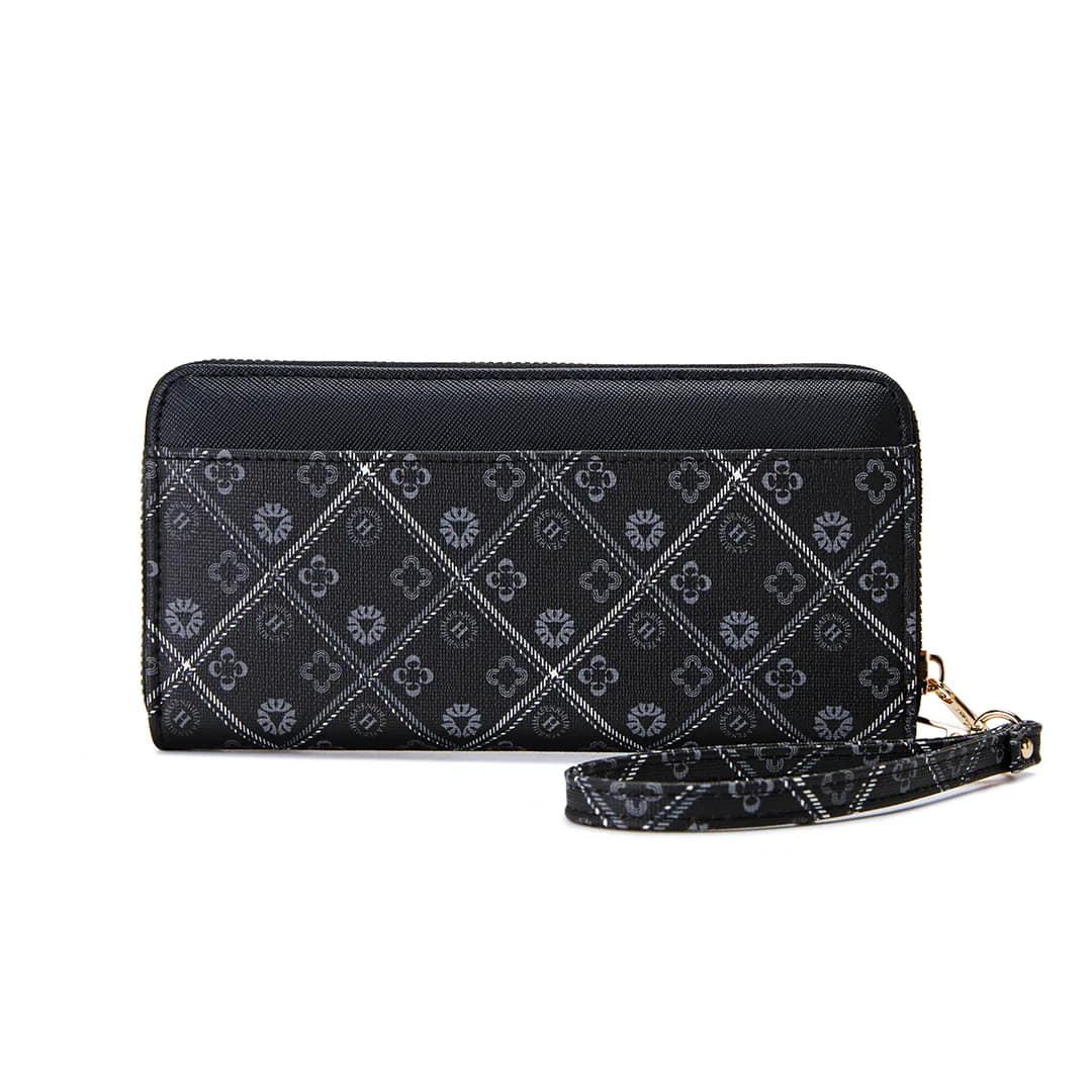 VIVI LONG WALLET - BATIK BQ, BLACK — image 6