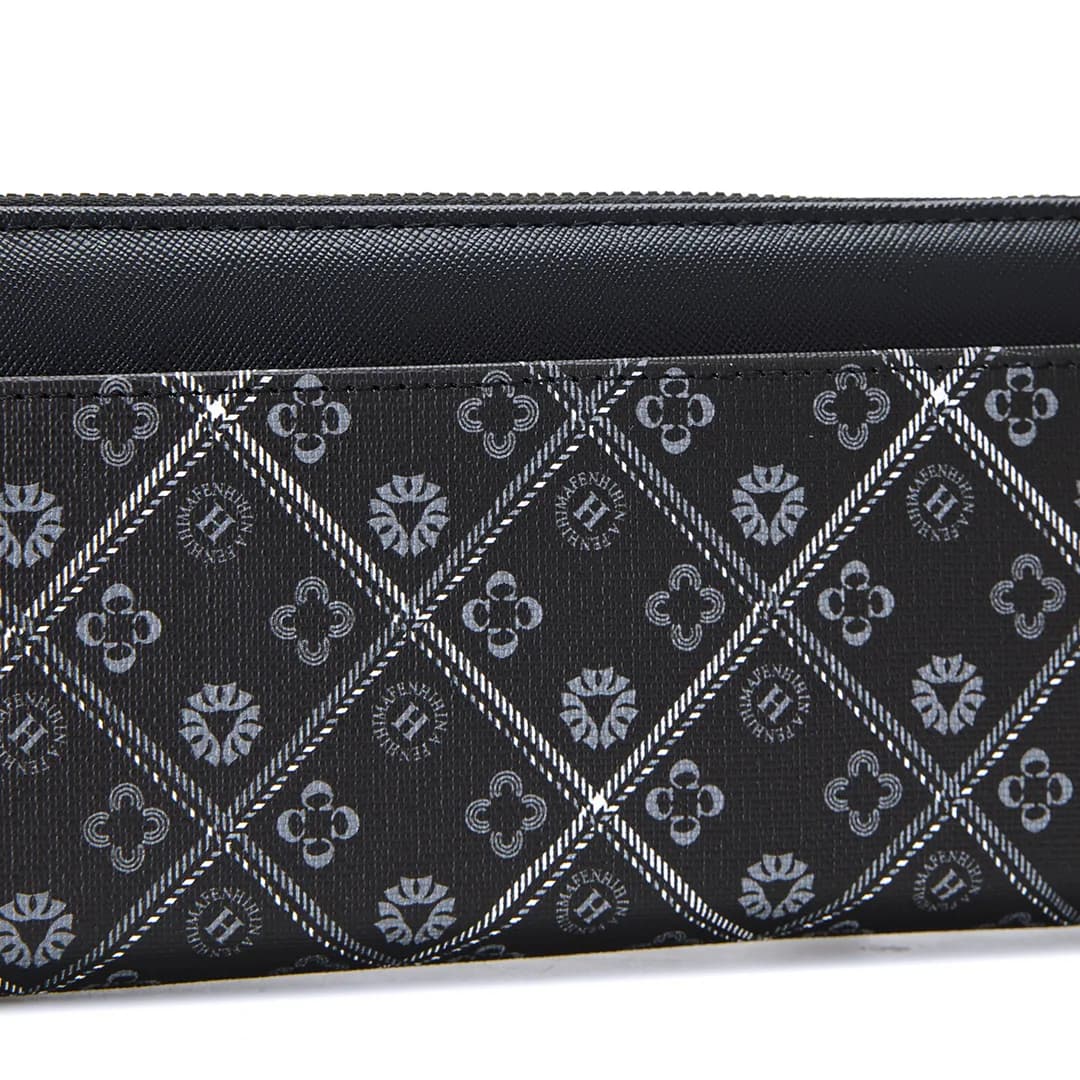 VIVI LONG WALLET - BATIK BQ, BLACK — image 13