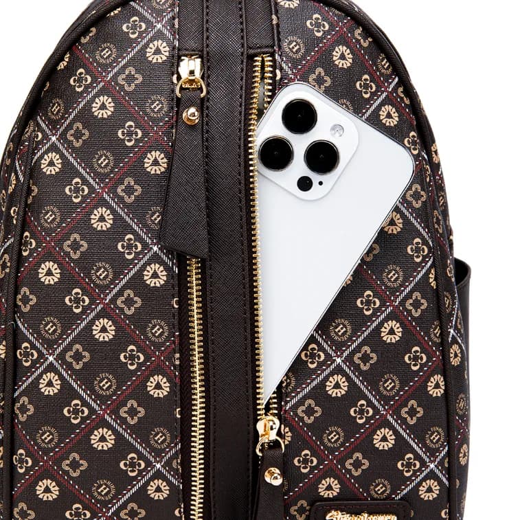 CANDY BACKPACK - BATIK BQ, DARK BROWN — image 12