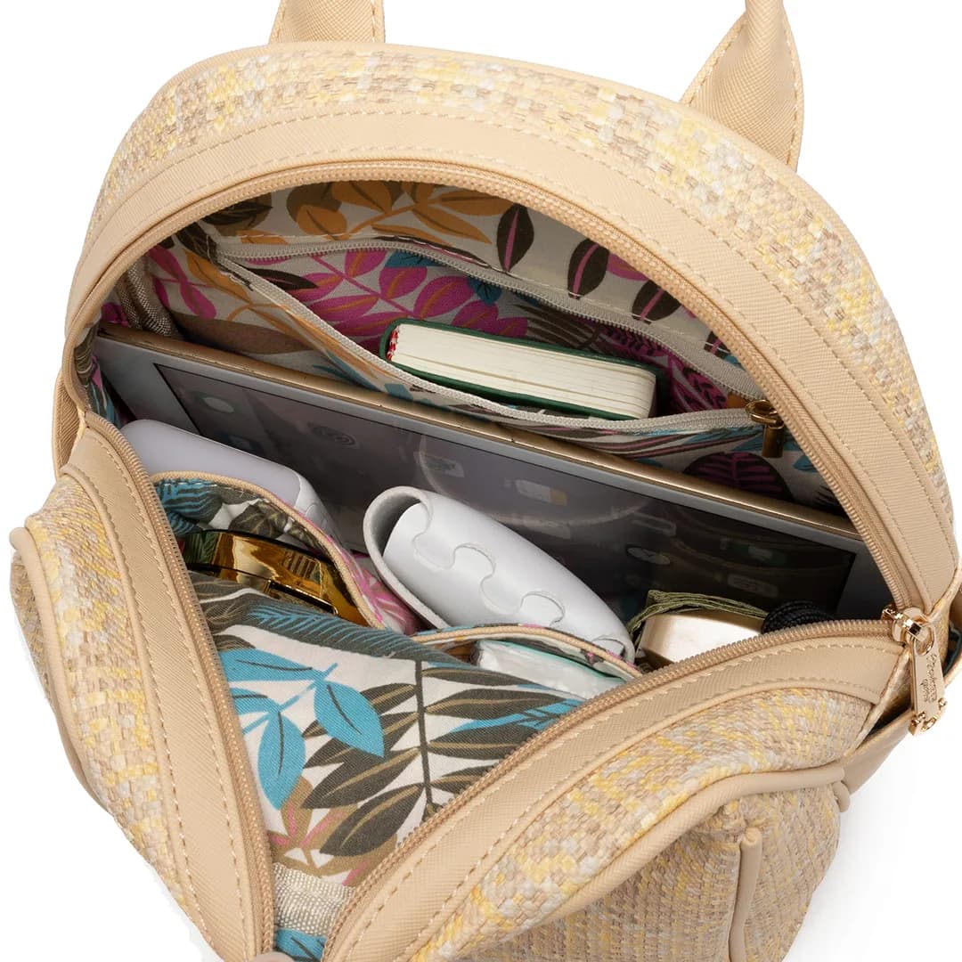 CANDY BACKPACK - RATTAN BW, BEIGE — image 10