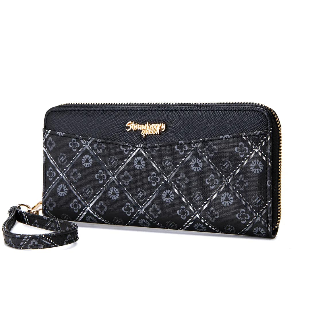 VIVI LONG WALLET - BATIK BQ, BLACK — image 5