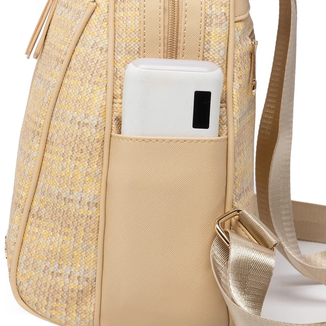 CANDY BACKPACK - RATTAN BW, BEIGE — image 13