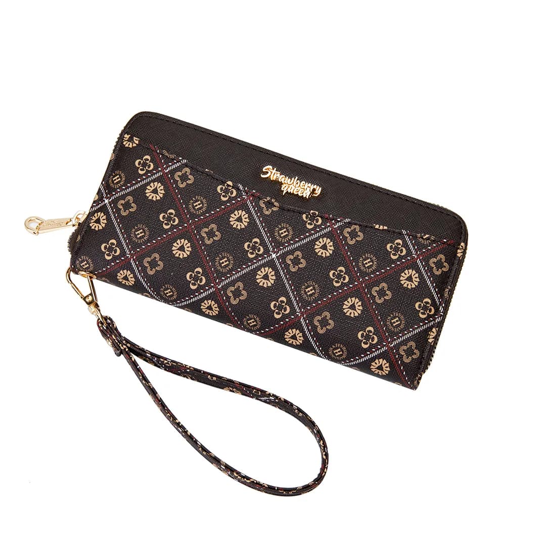 VIVI LONG WALLET - BATIK BQ, DARK BROWN — image 16