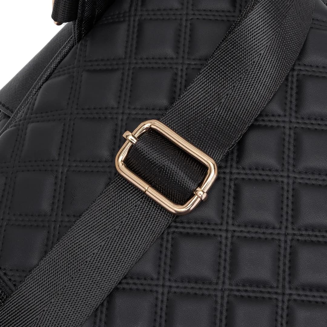 CANDY BACKPACK - QUILTED BV, BLACK — image 17