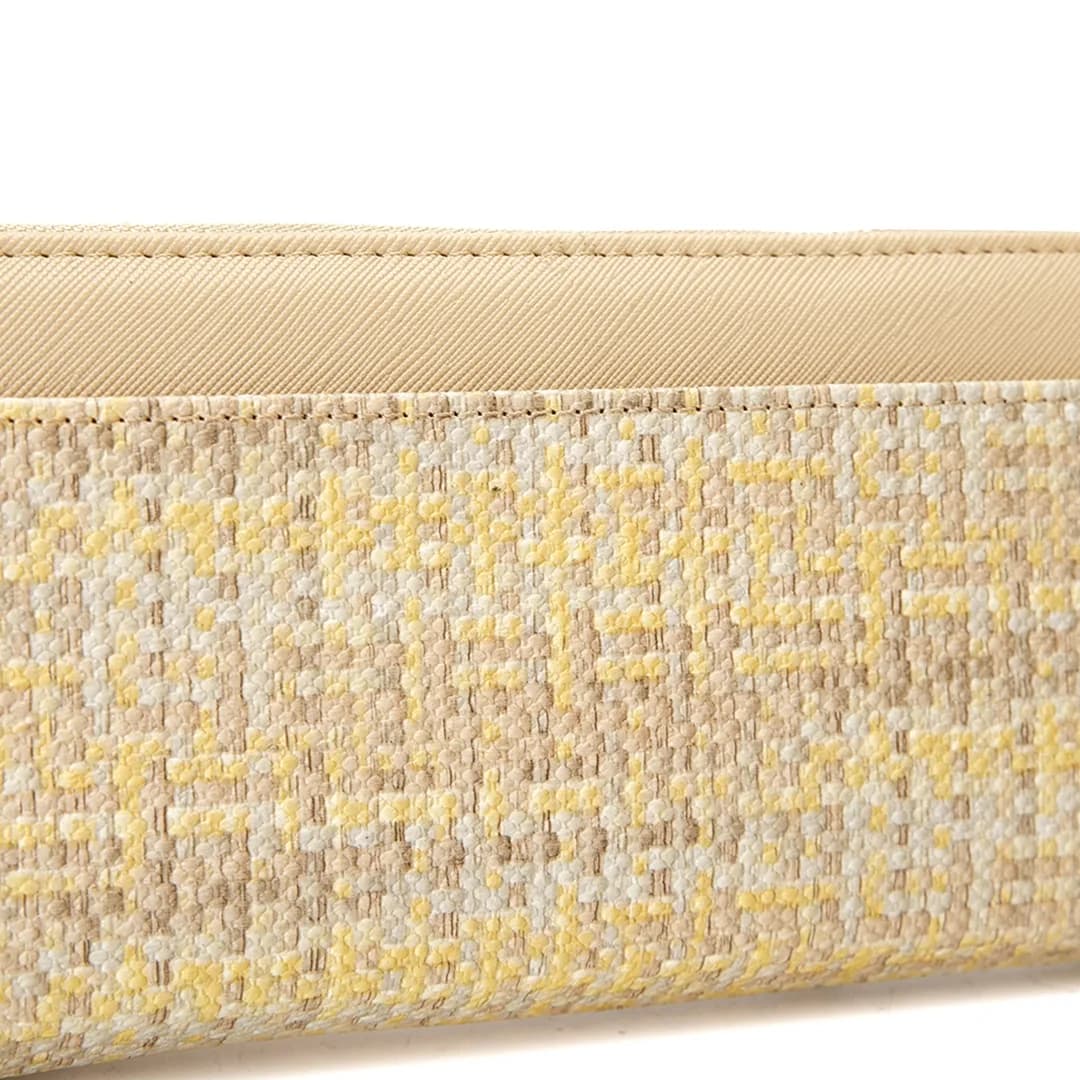 VIVI LONG WALLET - RATTAN BW, BEIGE — image 13