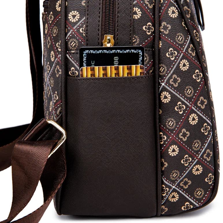 CANDY BACKPACK - BATIK BQ, DARK BROWN — image 14