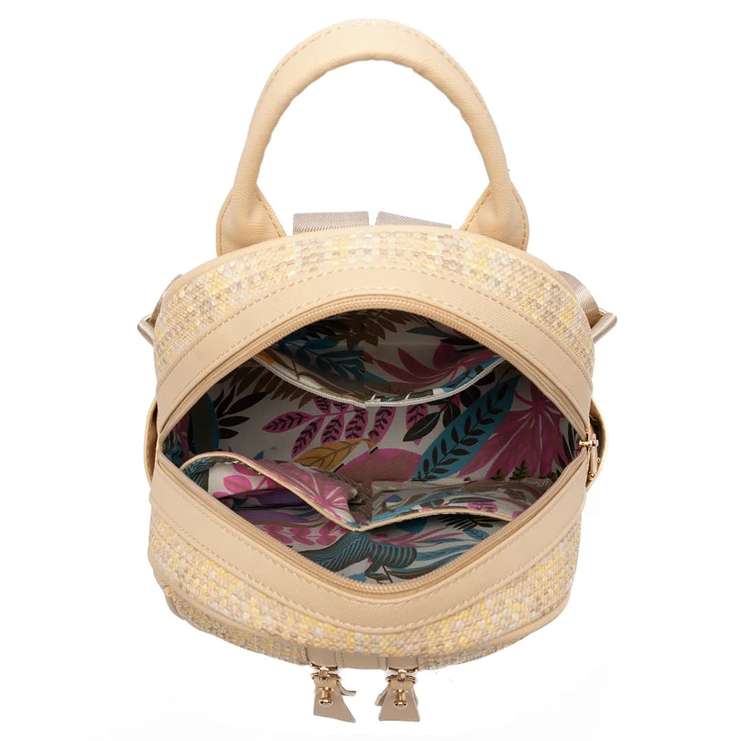 CANDY BACKPACK - RATTAN BW, BEIGE — image 8