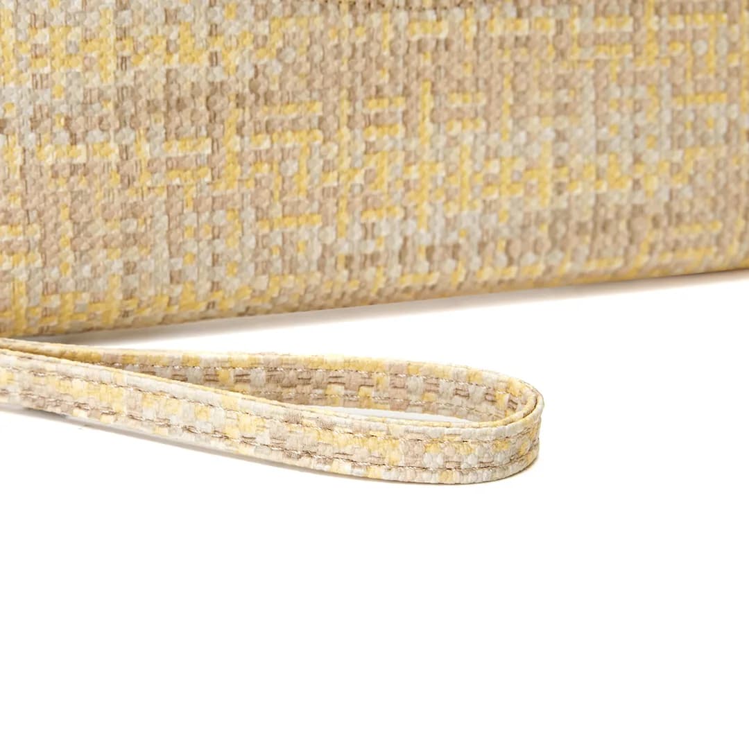 VIVI LONG WALLET - RATTAN BW, BEIGE — image 12
