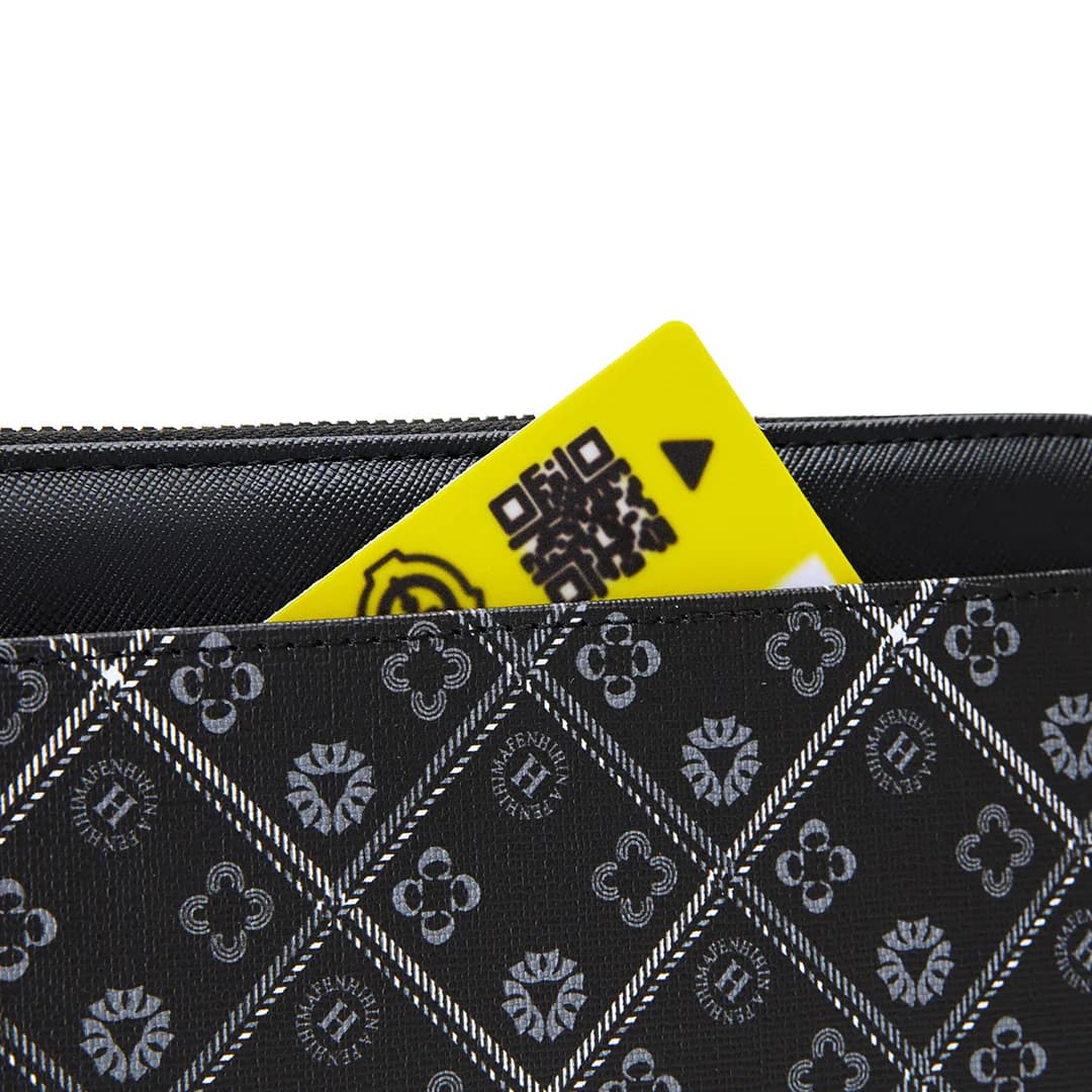 VIVI LONG WALLET - BATIK BQ, BLACK — image 10