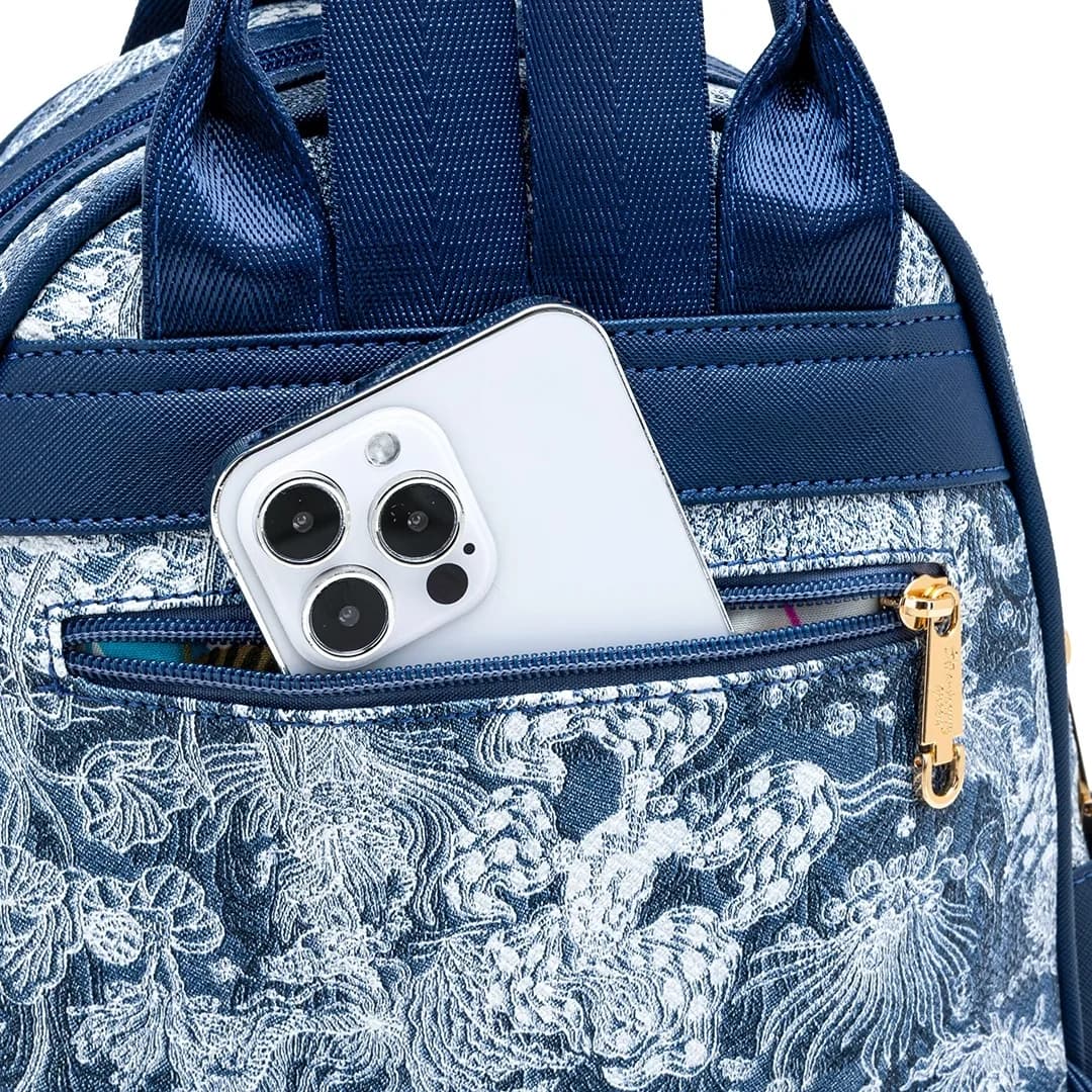 CANDY BACKPACK - FLORAL JEANS CA, NAVY BLUE — image 15