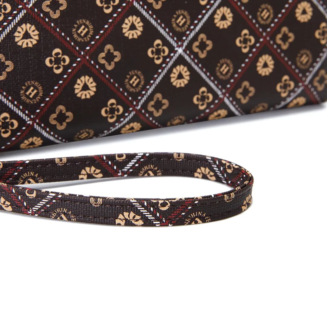 VIVI LONG WALLET - BATIK BQ, DARK BROWN — image 12