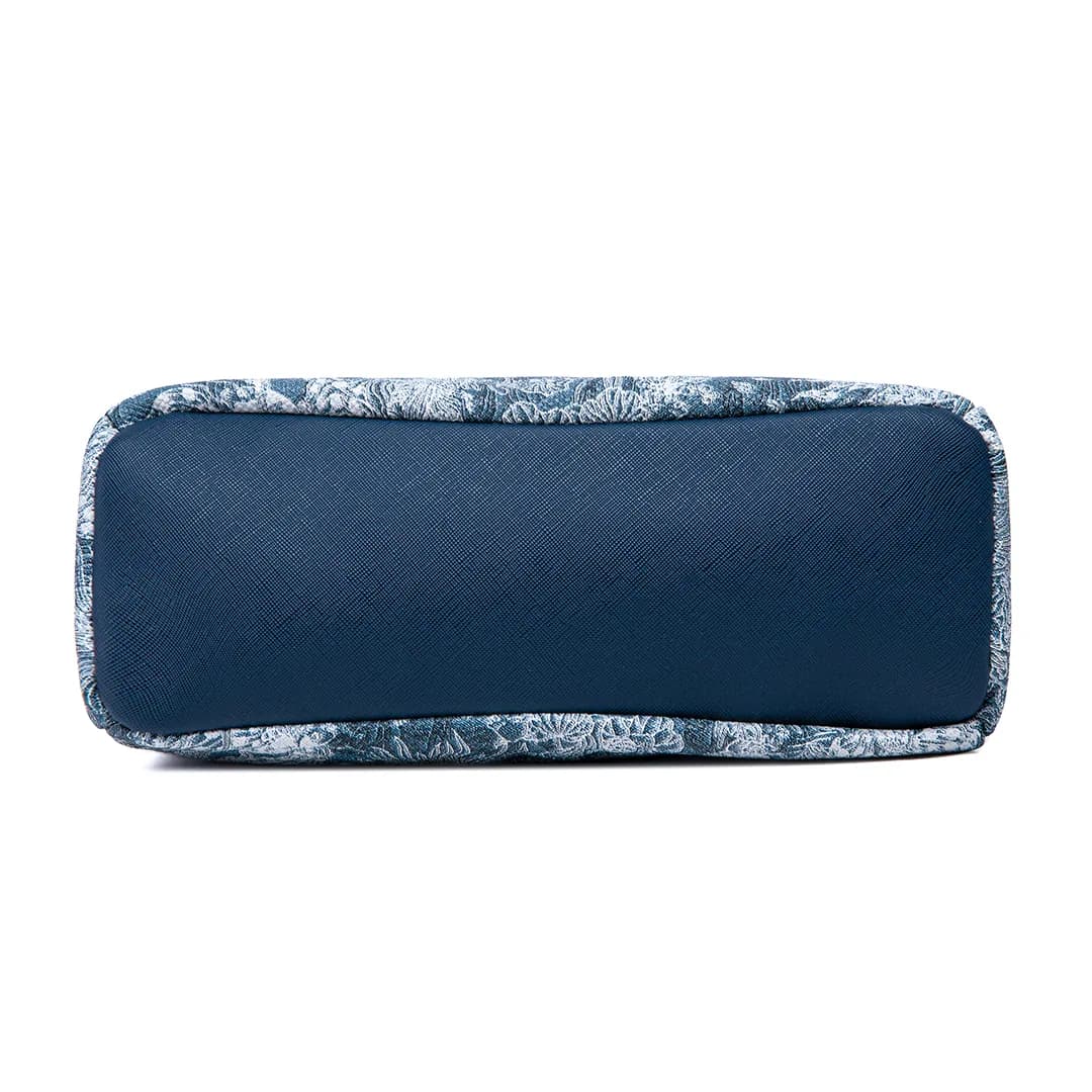 MIMI SLING BAG - FLORAL JEANS CA, NAVY BLUE — image 9