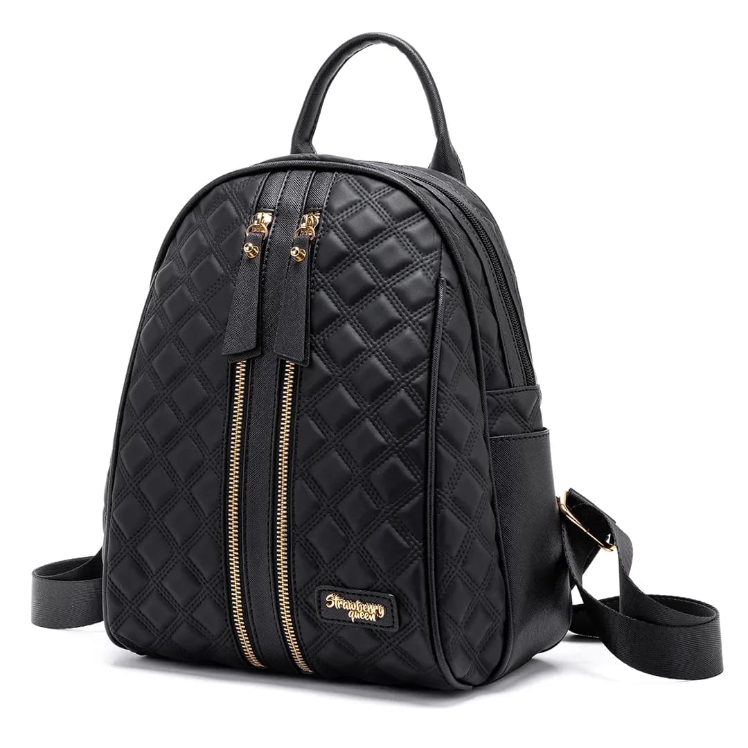 CANDY BACKPACK - QUILTED BV, BLACK — image 3