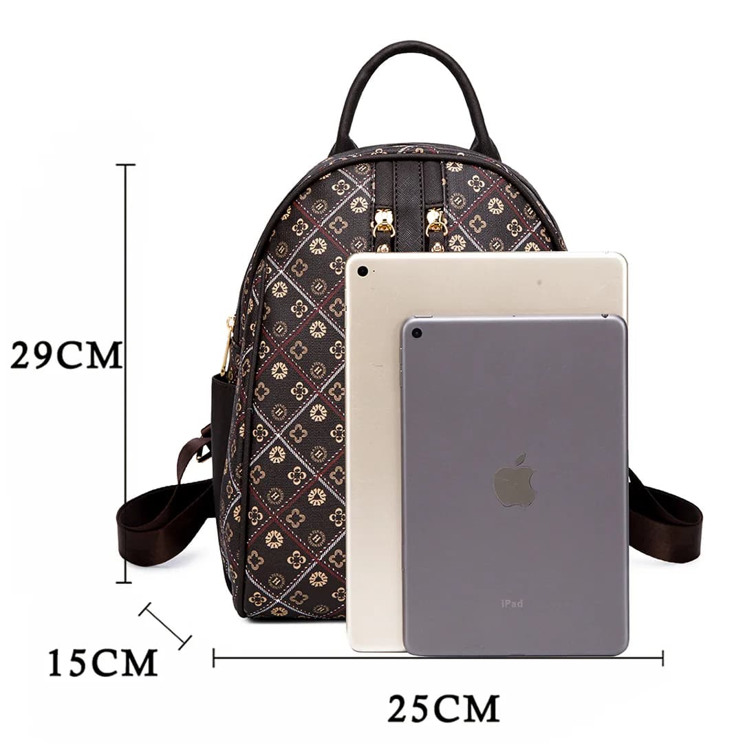 CANDY BACKPACK - BATIK BQ, DARK BROWN — image 7