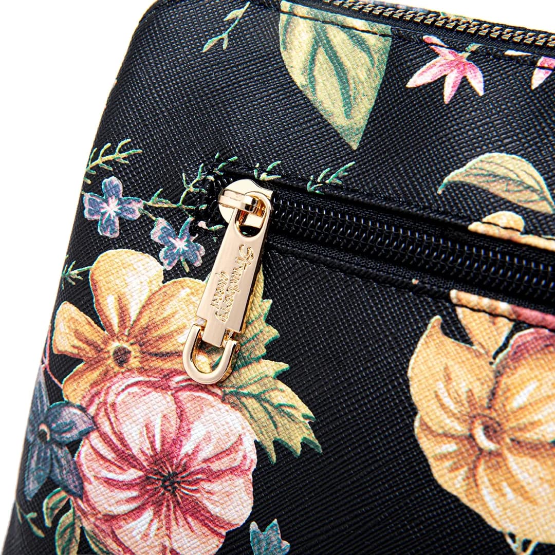 MIMI SLING BAG - FLORAL BP, BLACK — image 12