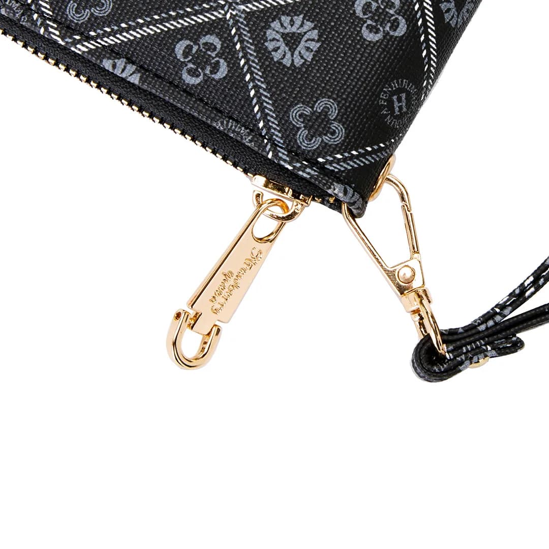 VIVI LONG WALLET - BATIK BQ, BLACK — image 9