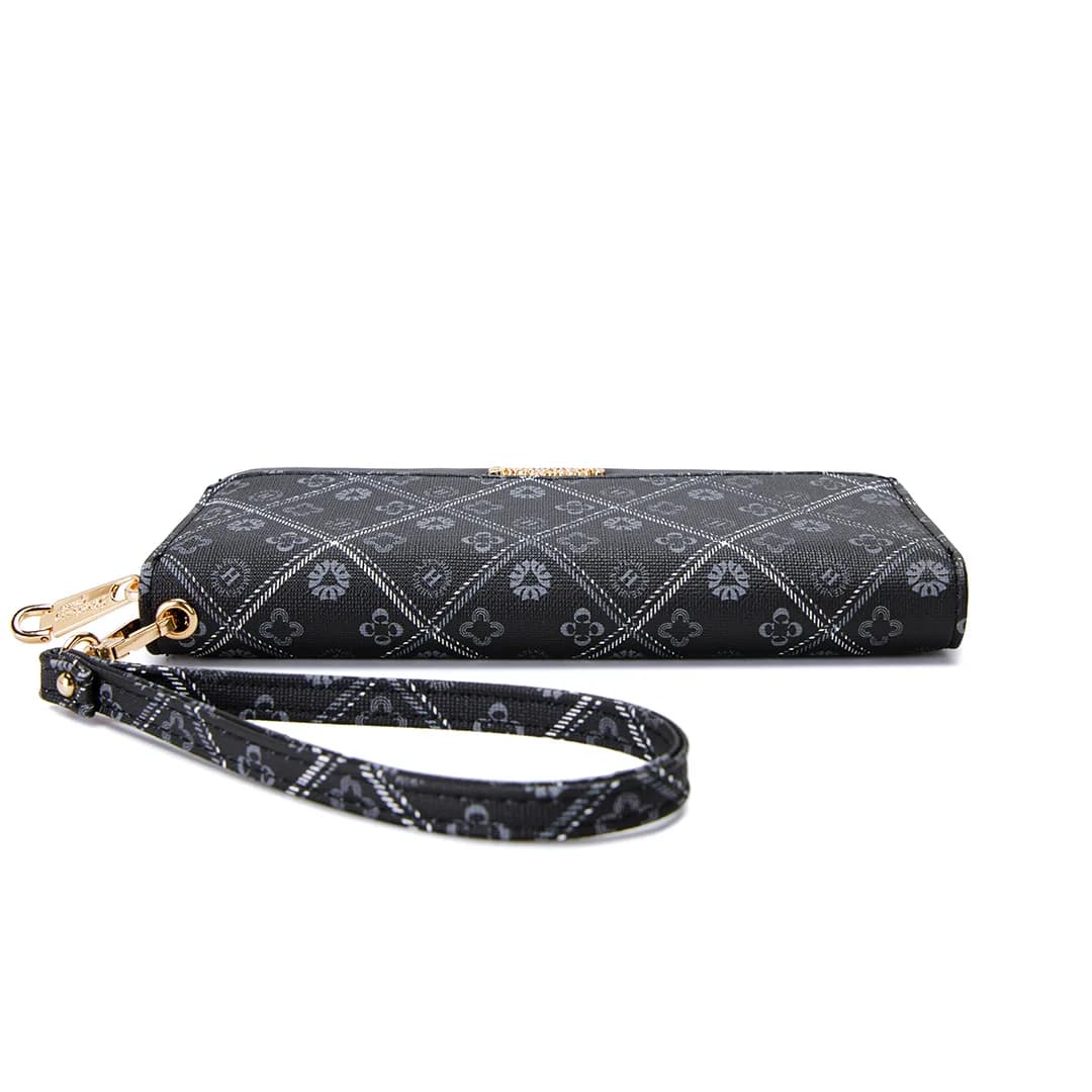 VIVI LONG WALLET - BATIK BQ, BLACK — image 7