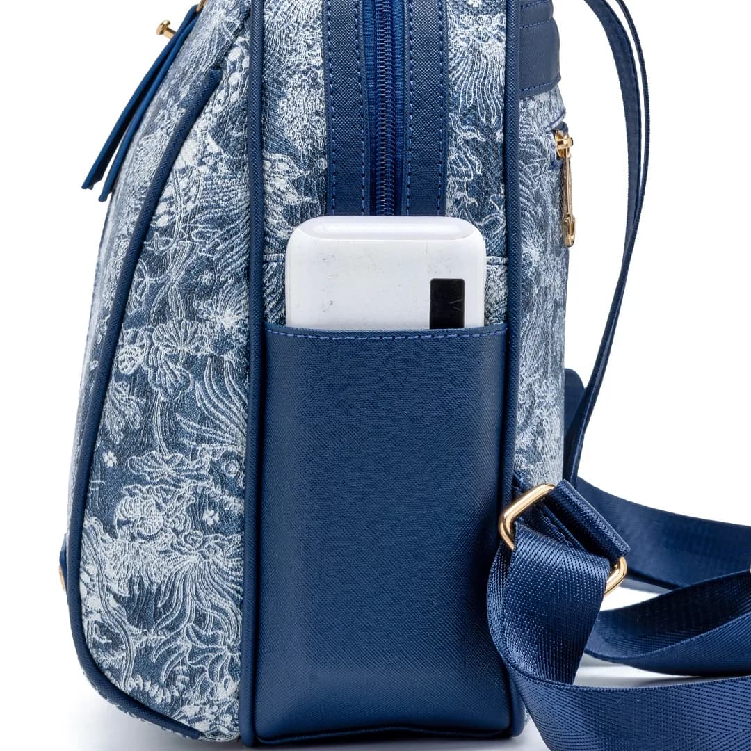 CANDY BACKPACK - FLORAL JEANS CA, NAVY BLUE — image 13