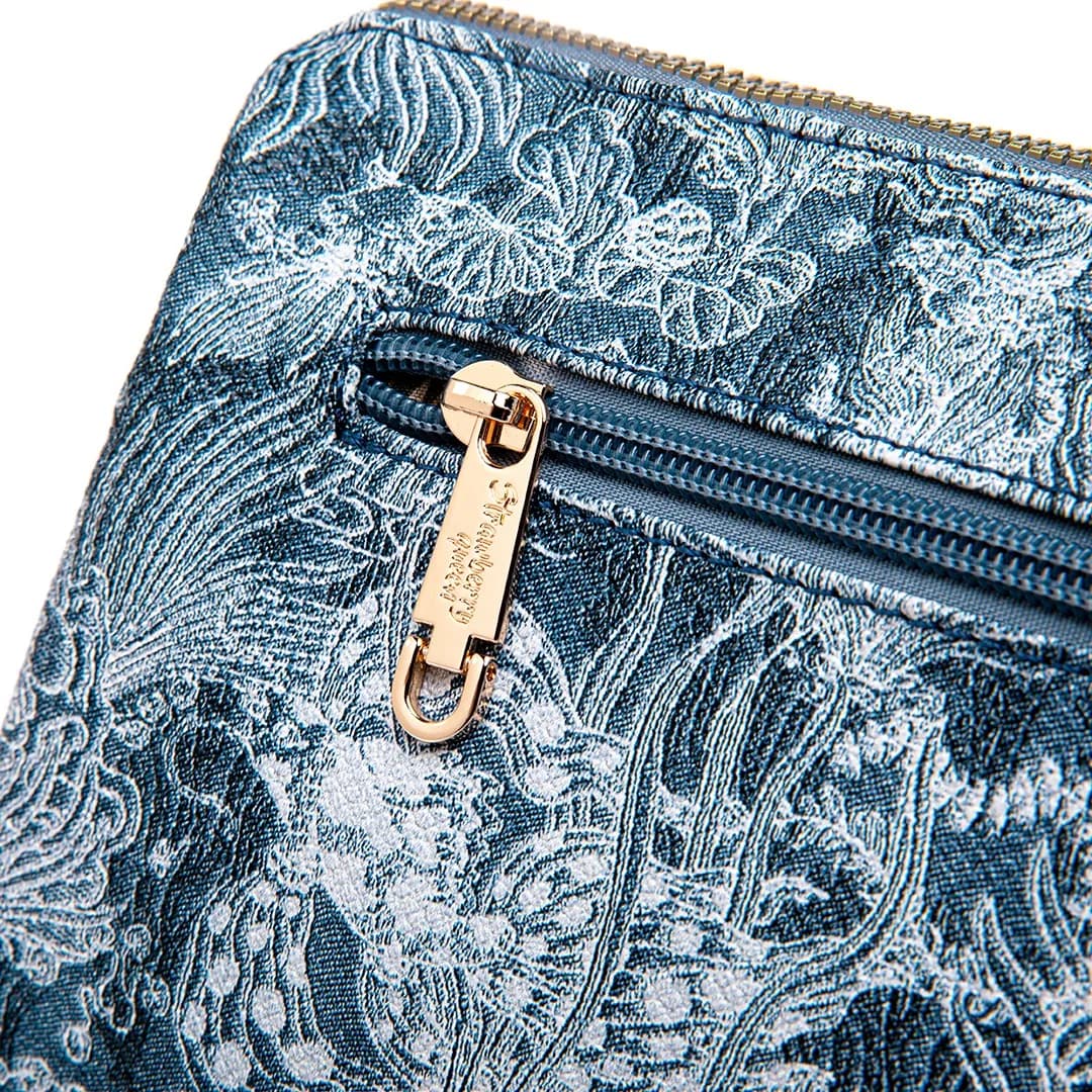 MIMI SLING BAG - FLORAL JEANS CA, NAVY BLUE — image 12
