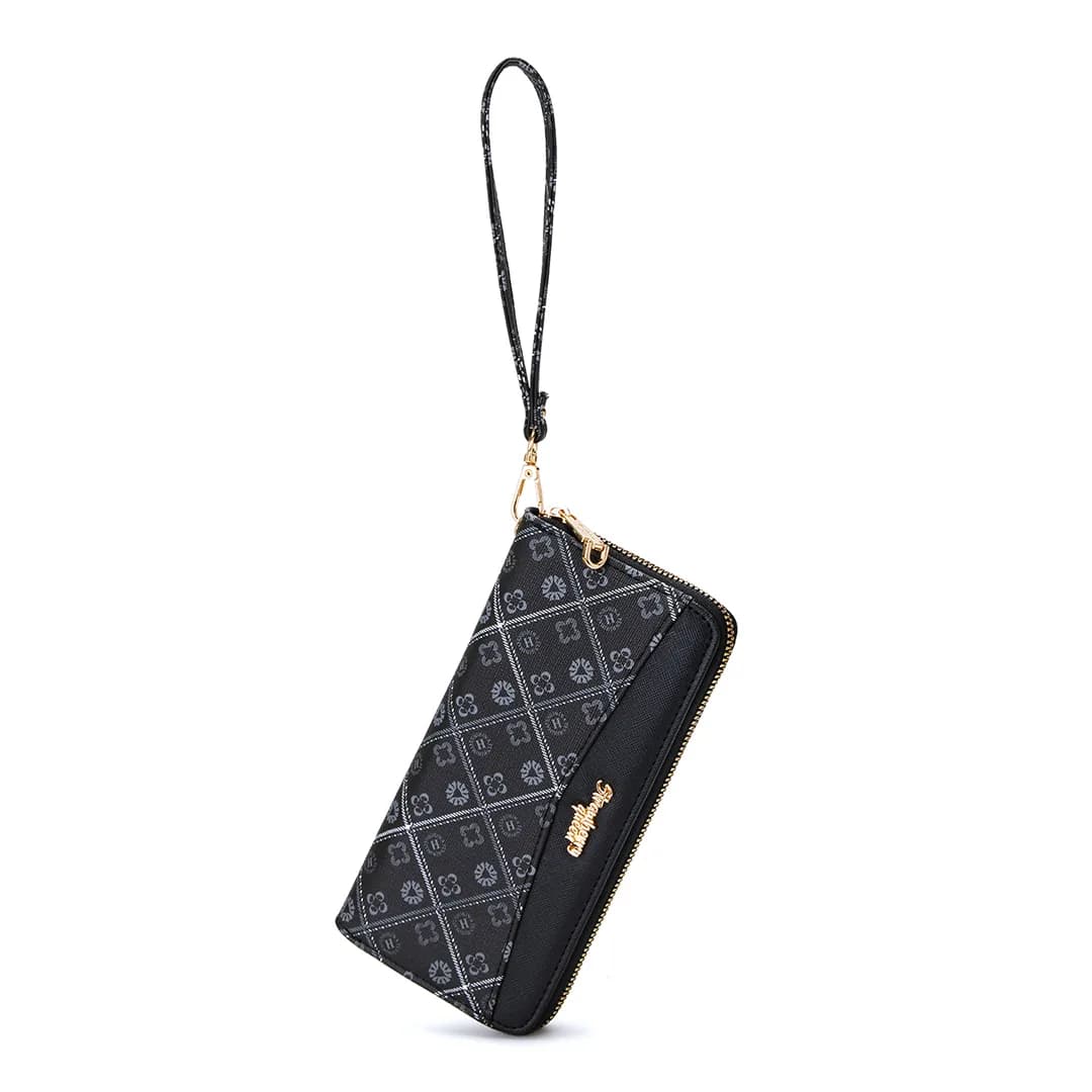 VIVI LONG WALLET - BATIK BQ, BLACK — image 14