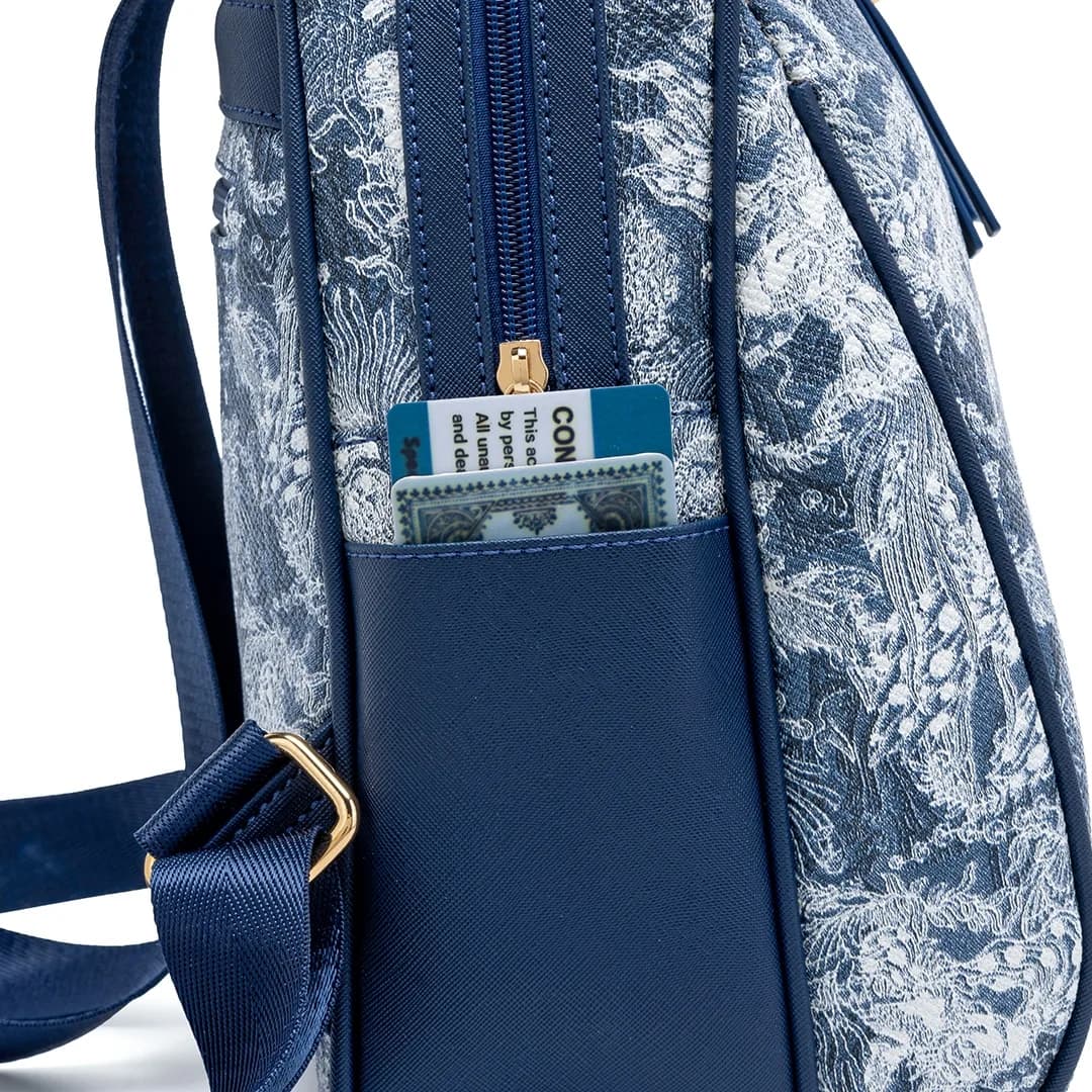 CANDY BACKPACK - FLORAL JEANS CA, NAVY BLUE — image 14