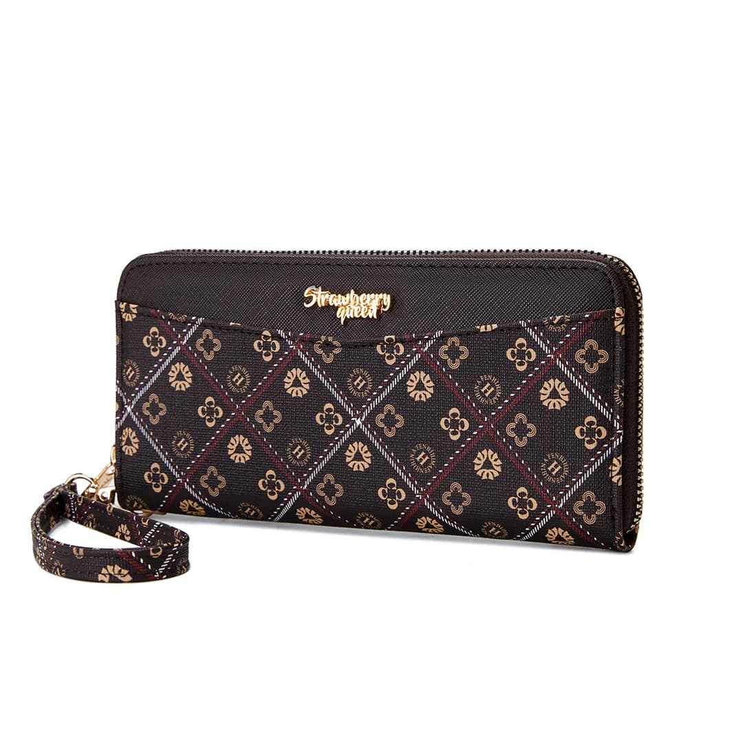 VIVI LONG WALLET - BATIK BQ, DARK BROWN — image 5