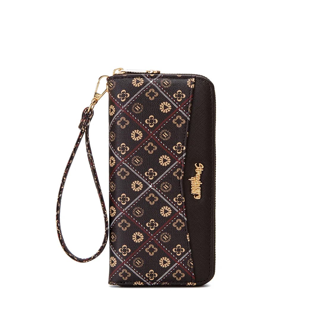 VIVI LONG WALLET - BATIK BQ, DARK BROWN — image 15