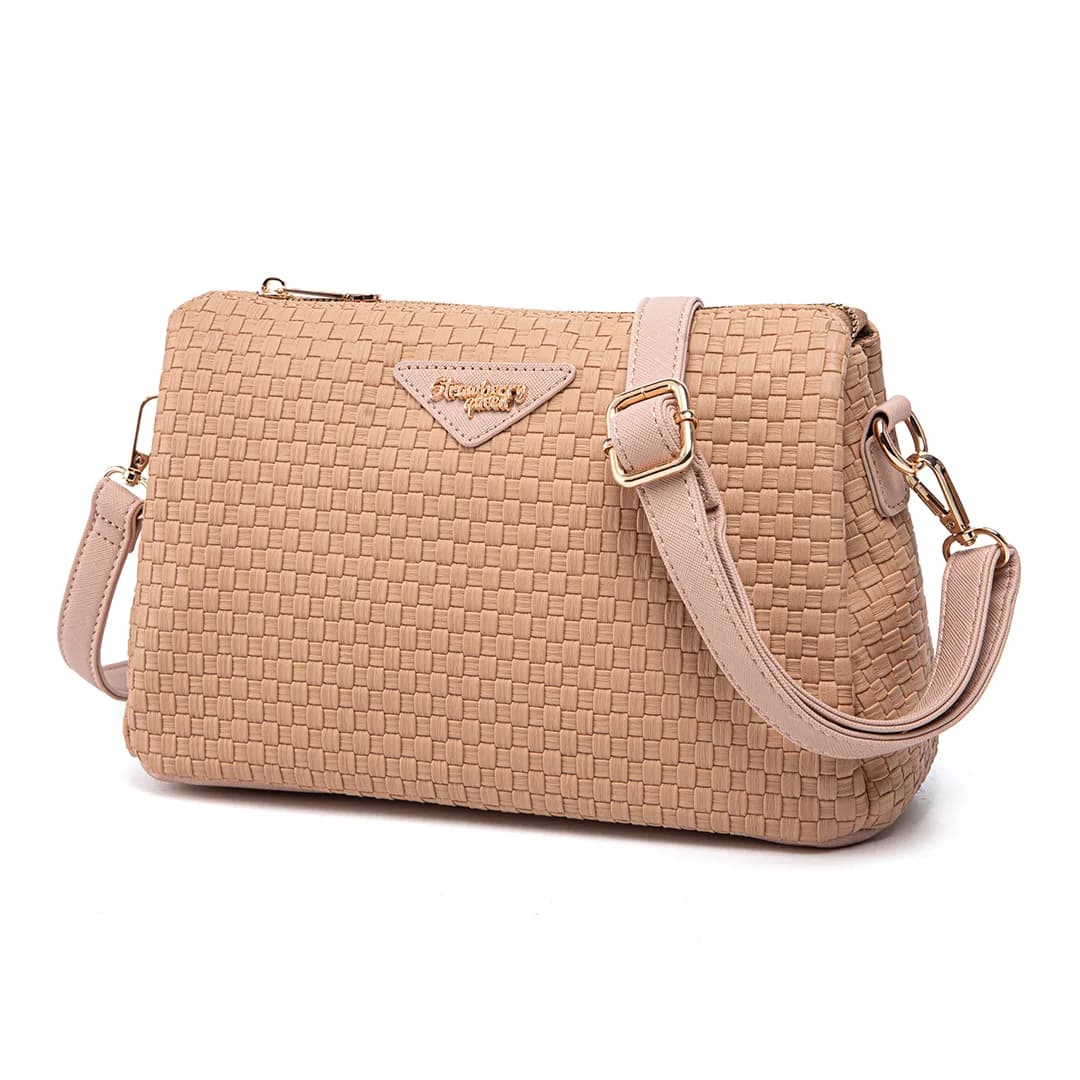 MIMI SLING BAG - WOVEN CC, CARAMEL — image 6