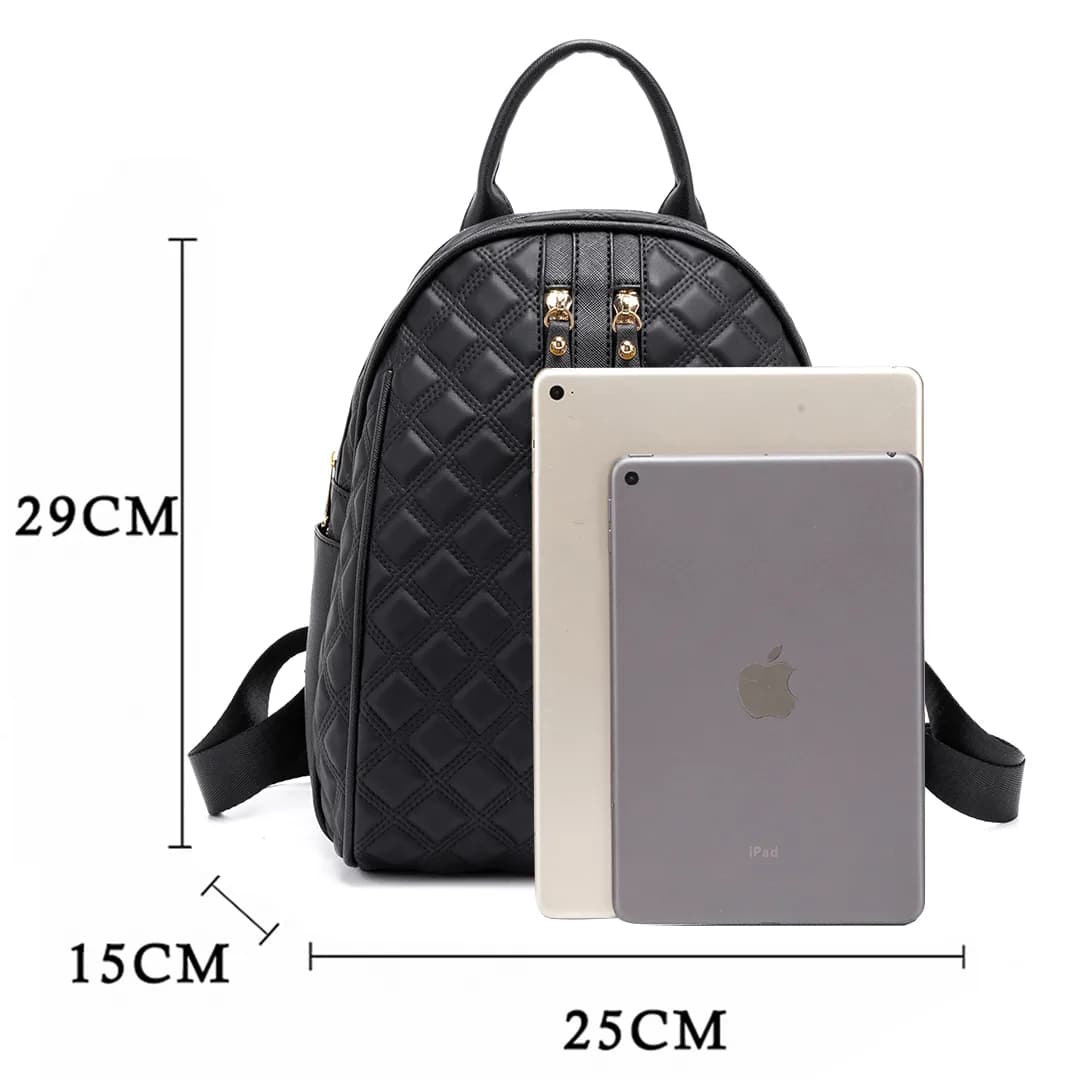 CANDY BACKPACK - QUILTED BV, BLACK — image 7