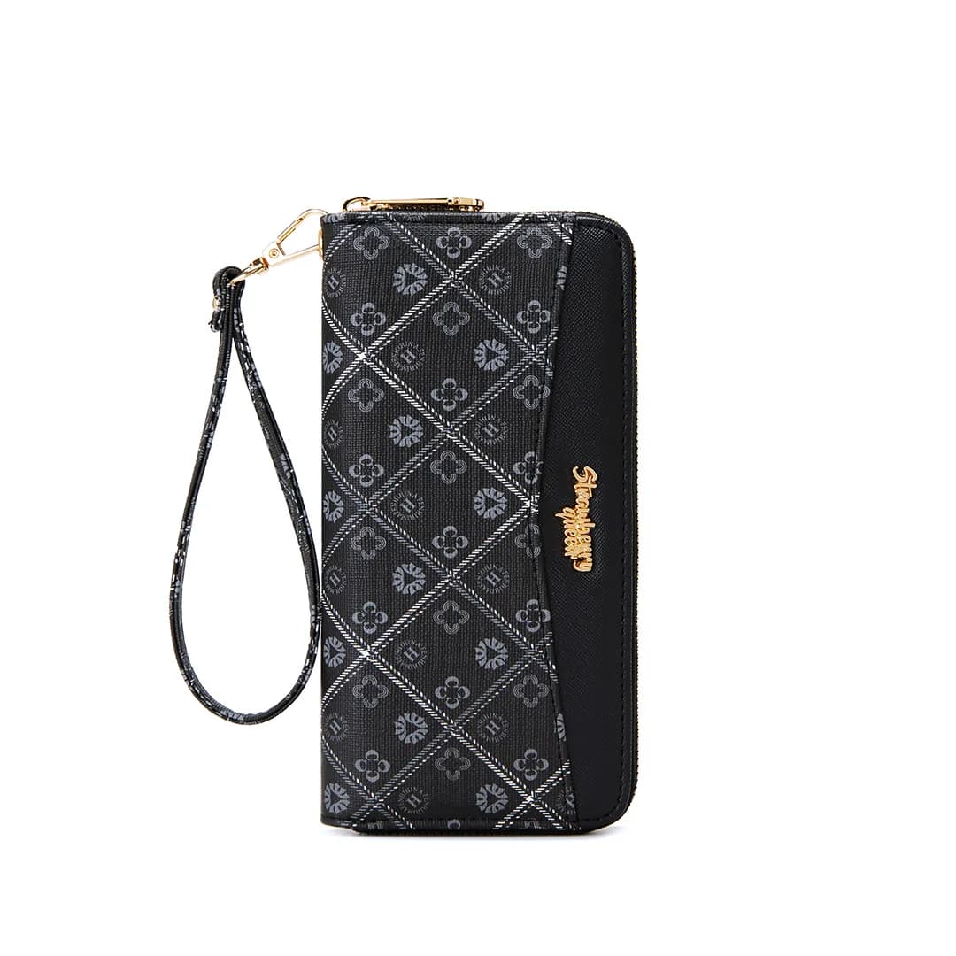 VIVI LONG WALLET - BATIK BQ, BLACK — image 15