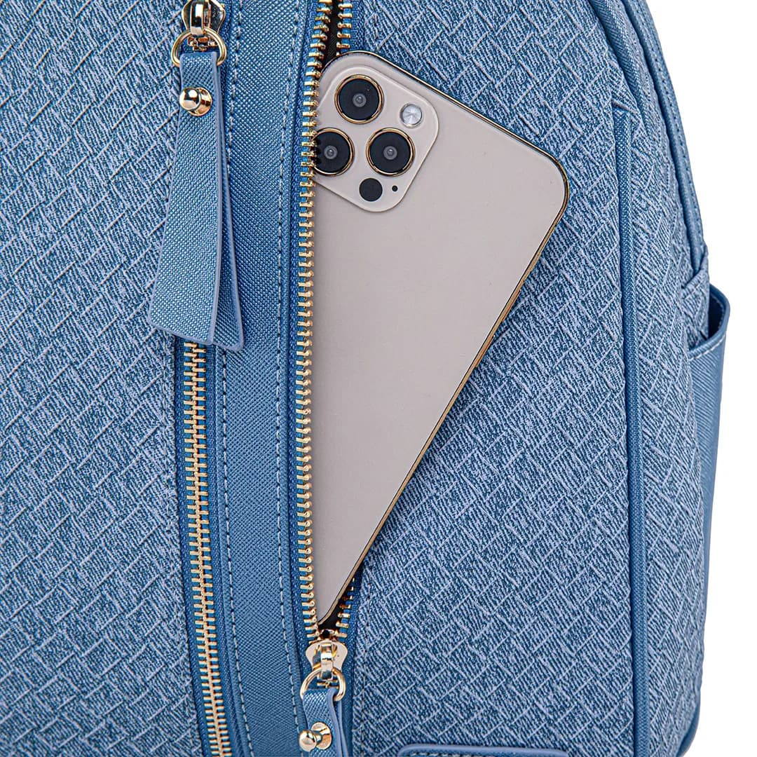 CANDY BACKPACK - RATTAN CB, DENIM BLUE — image 12
