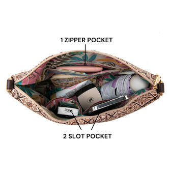 FLAMINGO SLING BAG - BATIK BD, BEIGE