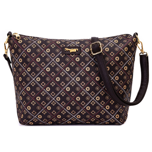 (PRE ORDER) FLAMINGO SLING BAG - BATIK BQ, DARK BROWN