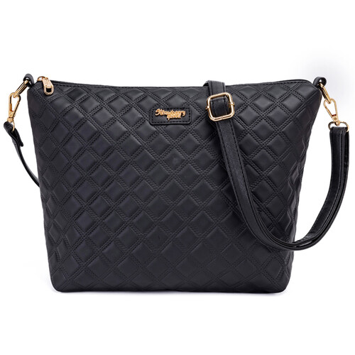 (PRE ORDER) FLAMINGO SLING BAG - QUILTED BV, BLACK