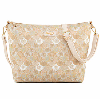 FLAMINGO SLING BAG - SEASHELL BY, BEIGE (PRE ORDER)