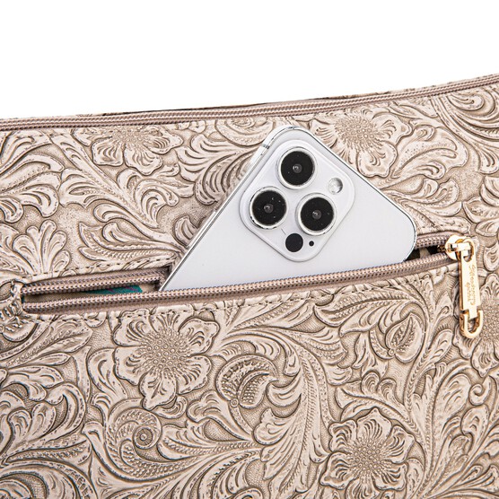 FLAMINGO SLING BAG - FLORAL CD, LATTE (PRE ORDER)