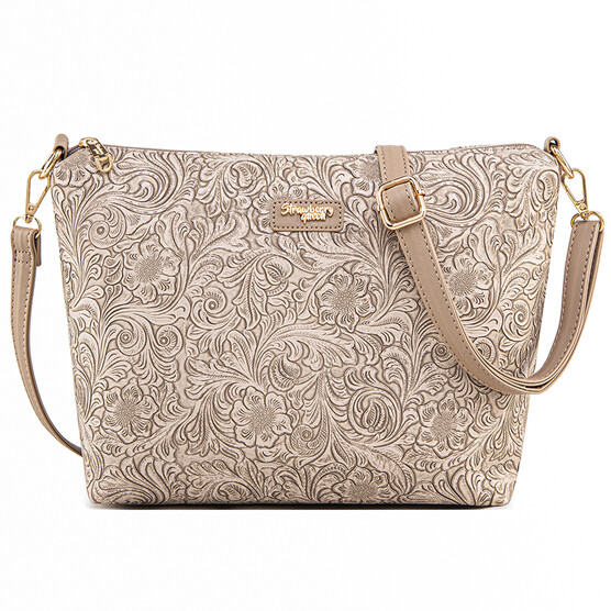 FLAMINGO SLING BAG - FLORAL CD, LATTE (PRE ORDER)
