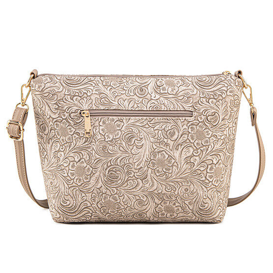 FLAMINGO SLING BAG - FLORAL CD, LATTE (PRE ORDER)