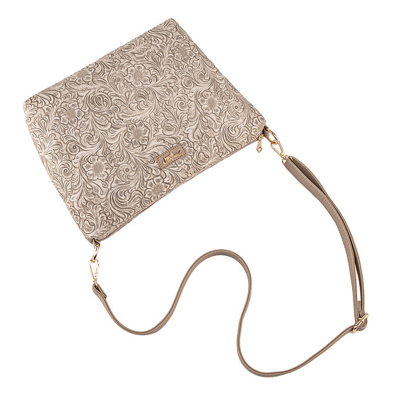 FLAMINGO SLING BAG - FLORAL CD, LATTE (PRE ORDER)