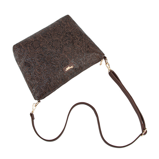 FLAMINGO SLING BAG - FLORAL CD, WALNUT (PRE ORDER)